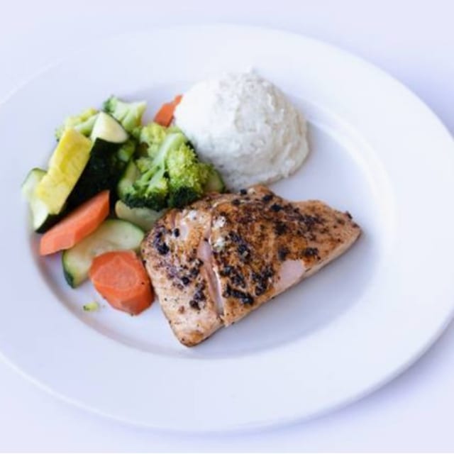Broiled Salmon.