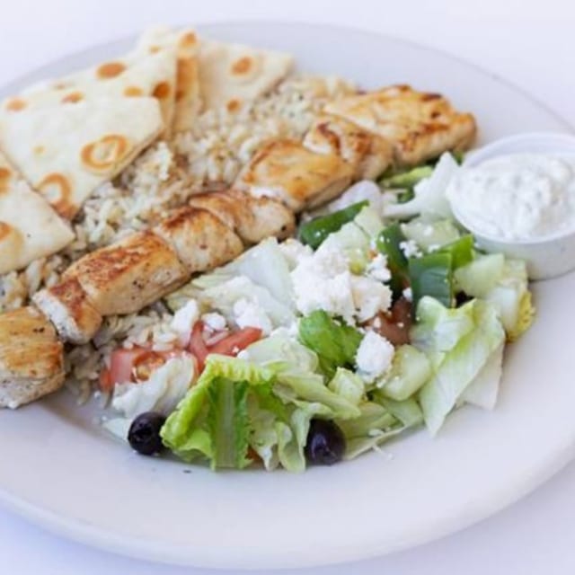 Chicken Souvlaki.