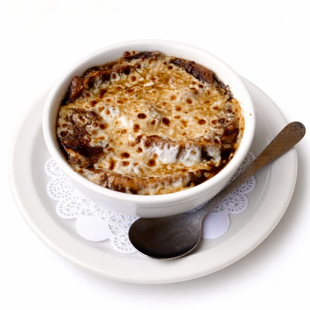 French Onion Soup Gratinee.
