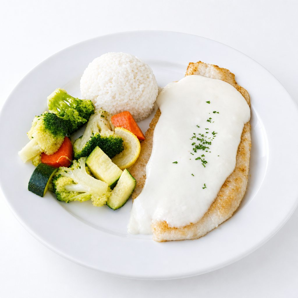 Filet of Fresh Sole Meuniere.