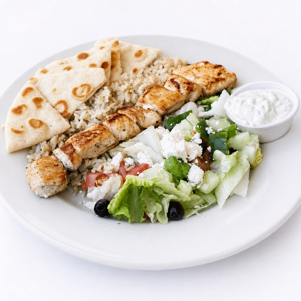Chicken Souvlaki.