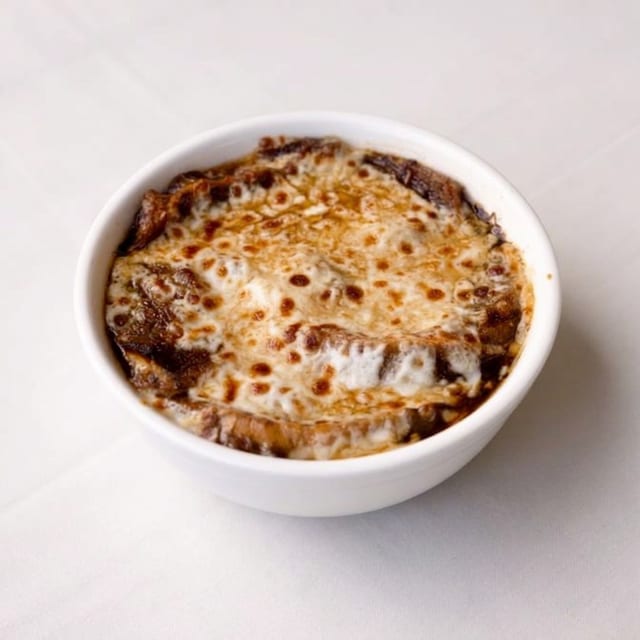 French Onion Soup Gratinee.