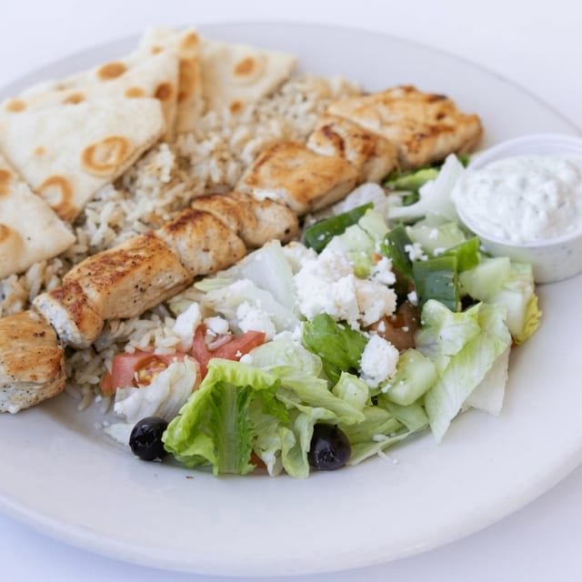 Chicken Souvlaki.